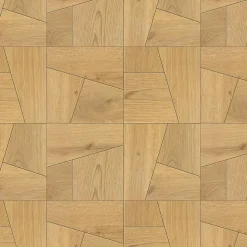 Ro'Ma Carrelage Carrelage Sol Effet Bois<Carrelage effet Parquet Bois Chêne Brun Quadra 56,1x56,1x0,95 cm Mat Bravino - Sol et mur intérieur (vendu par carton de 0,629 m²)