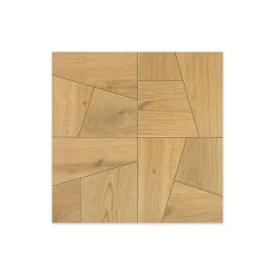 Ro'Ma Carrelage Carrelage Sol Effet Bois<Carrelage effet Parquet Bois Chêne Brun Quadra 56,1x56,1x0,95 cm Mat Bravino - Sol et mur intérieur (vendu par carton de 0,629 m²)