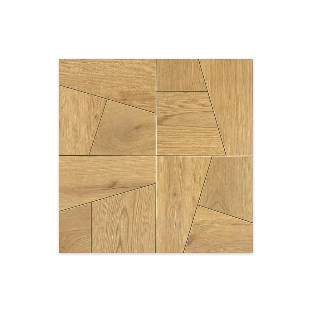 Ro'Ma Carrelage Carrelage Sol Effet Bois<Carrelage effet Parquet Bois Chêne Brun Quadra 56,1x56,1x0,95 cm Mat Bravino - Sol et mur intérieur (vendu par carton de 0,629 m²)
