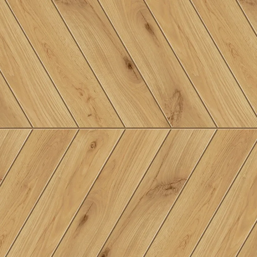 Ro'Ma Carrelage Carrelage Sol Effet Bois<Carrelage effet Parquet Bois Chêne Brun Chevron Pointe de Hongrie 45x32,5x0,95 cm Mat Bravino - Sol et mur intérieur (vendu par ca