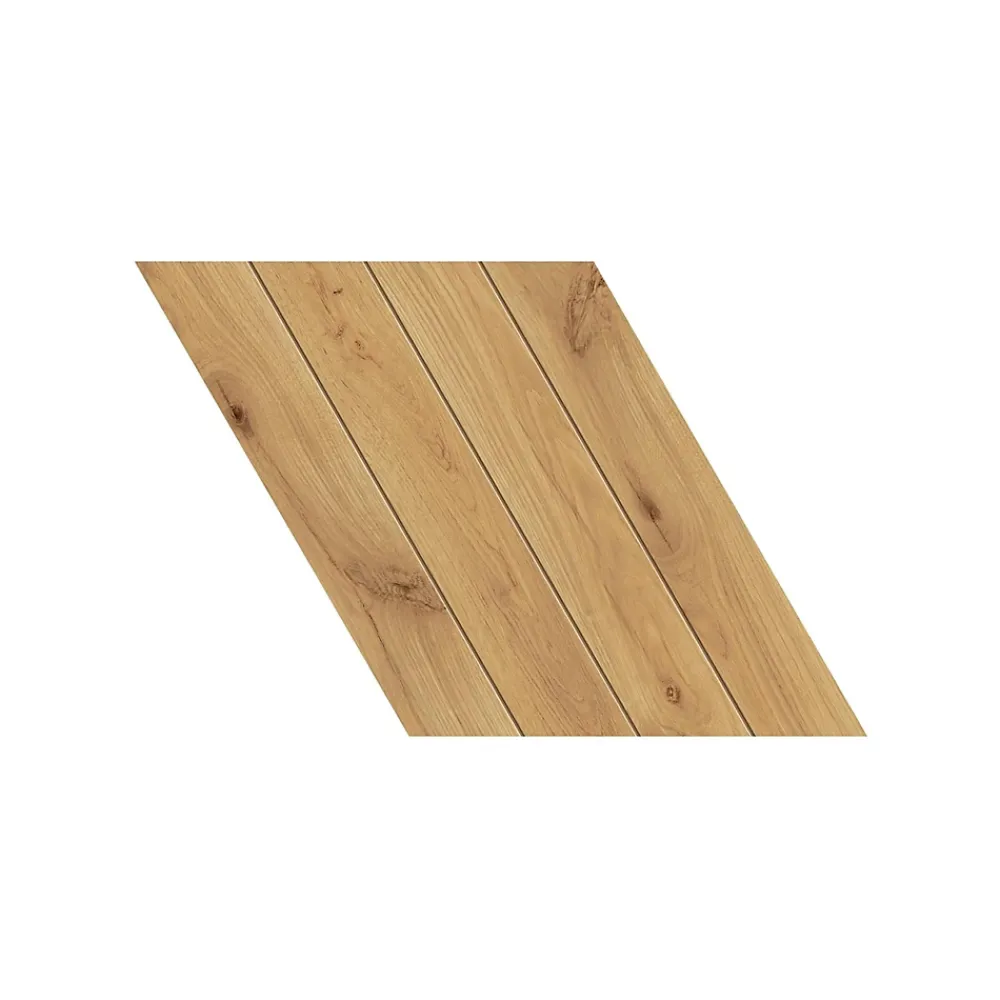 Ro'Ma Carrelage Carrelage Sol Effet Bois<Carrelage effet Parquet Bois Chêne Brun Chevron Pointe de Hongrie 45x32,5x0,95 cm Mat Bravino - Sol et mur intérieur (vendu par ca