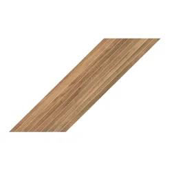 Ro'Ma Carrelage Carrelage effet Parquet Bois Chêne Ambre Stripe Chevron Pointe de Hongrie 74x22,2x0,95 cm Mat Tarina - Sol et mur intérieur (vendu- Carrelage Sol Effet Bois