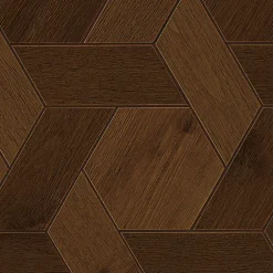 Ro'Ma Carrelage Carrelage effet Parquet Bois Chêne Cuir Mix 40x34,6x0,95 cm Mat Lorenta - Sol et mur intérieur (vendu par carton de 0,83 m²) - RO'- Carrelage Sol Effet Bois