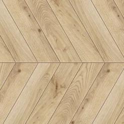 Ro'Ma Carrelage Carrelage Sol Effet Bois<Carrelage effet Parquet Bois Chêne Ivoire Chevron Pointe de Hongrie 45x32,5x0,95 cm Mat Bravino - Sol et mur intérieur (vendu par