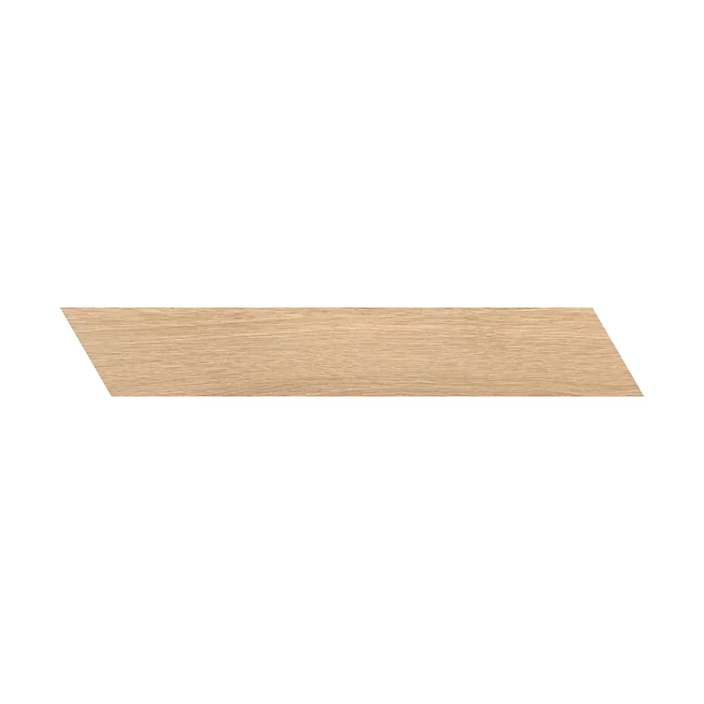 Ro'Ma Carrelage Carrelage effet Parquet Bois Chêne Luce Chevron Pointe de Hongrie 45x7,5x0,9 cm Mat Cedrano - Sol et mur intérieur (vendu par cart- Carrelage Sol Effet Bois