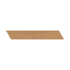 Ro'Ma Carrelage Carrelage effet Parquet Bois Chêne Cannella Chevron Pointe de Hongrie 45x7,5x0,9 cm Mat Cedrano - Sol et mur intérieur (vendu par- Carrelage Sol Effet Bois