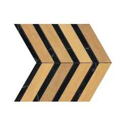 Ro'Ma Carrelage Carrelage Sol Effet Bois<Carrelage effet Parquet Bois Chêne Brut Chevron Pointe de Hongrie 29,4x28,7x0,95 cm Mat Lorenta - Sol et mur intérieur (vendu par