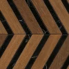 Ro'Ma Carrelage Carrelage Sol Effet Bois<Carrelage effet Parquet Bois Chêne Cognac Chevron Pointe de Hongrie 29,4x28,7x0,95 cm Mat Lorenta - Sol et mur intérieur (vendu pa