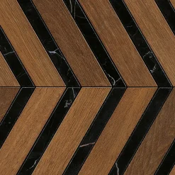 Ro'Ma Carrelage Carrelage Sol Effet Bois<Carrelage effet Parquet Bois Chêne Cognac Chevron Pointe de Hongrie 29,4x28,7x0,95 cm Mat Lorenta - Sol et mur intérieur (vendu pa