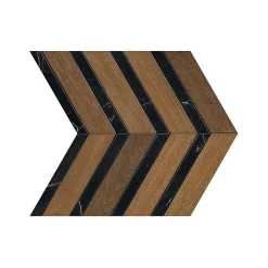 Ro'Ma Carrelage Carrelage Sol Effet Bois<Carrelage effet Parquet Bois Chêne Cognac Chevron Pointe de Hongrie 29,4x28,7x0,95 cm Mat Lorenta - Sol et mur intérieur (vendu pa