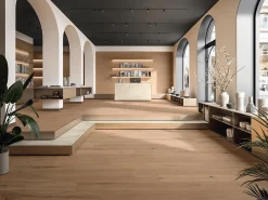Ro'Ma Carrelage Carrelage effet Parquet Bois Chêne Antico Chevron Pointe de Hongrie 45x7,5x0,9 cm Mat Cedrano - Sol et mur intérieur (vendu par ca- Carrelage Sol Effet Bois