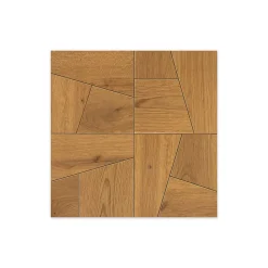 Ro'Ma Carrelage Carrelage effet Parquet Bois Chêne Caramel Quadra 56,1x56,1x0,95 cm Mat Bravino - Sol et mur intérieur (vendu par carton de 0,629- Carrelage Sol Effet Bois