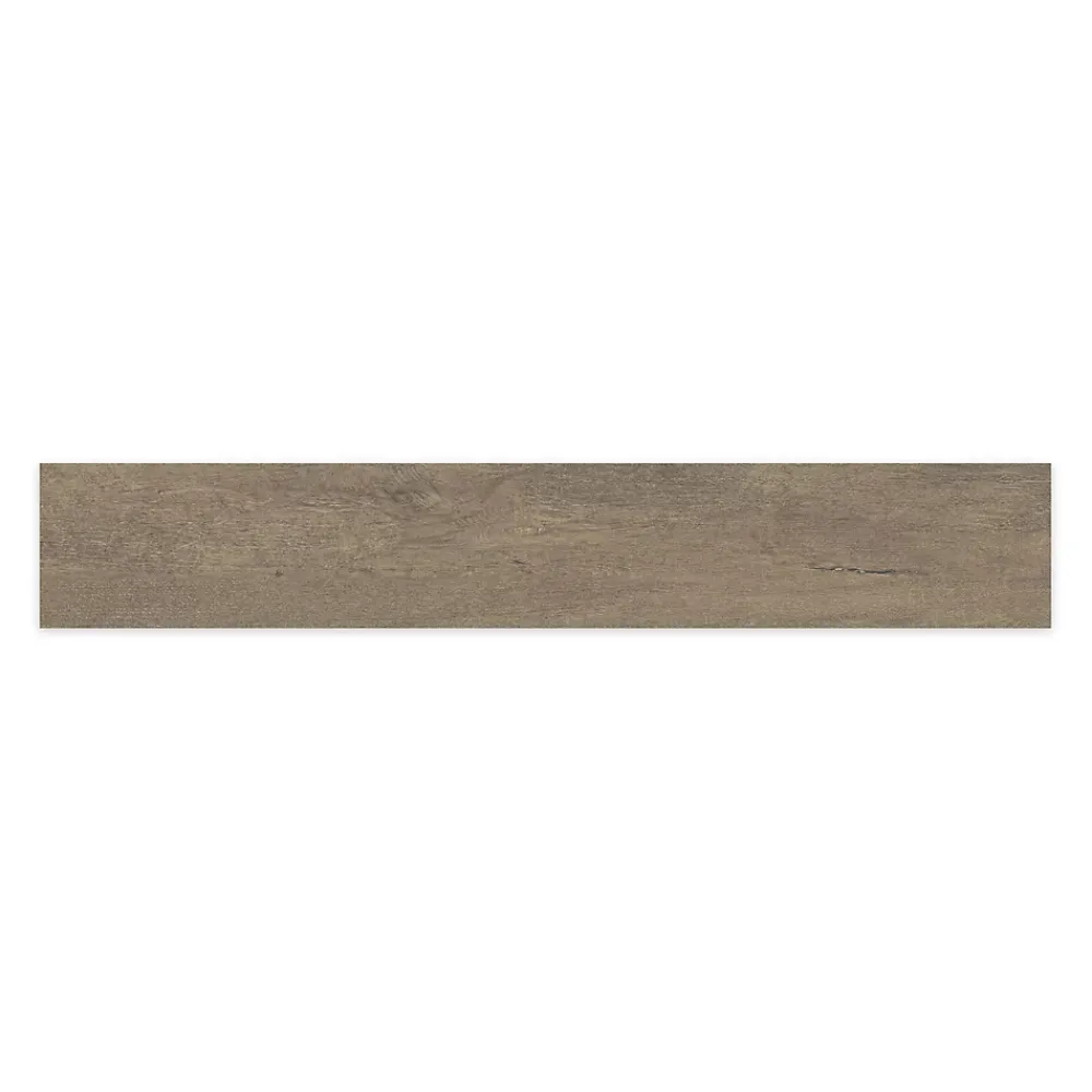Ro'Ma Carrelage Carrelage effet Parquet Bois Brun Foncé 151x24x0,9 cm In&Out Lunerol - Sol et mur intérieur et Sol extérieur -- Carrelage Sol Effet Bois