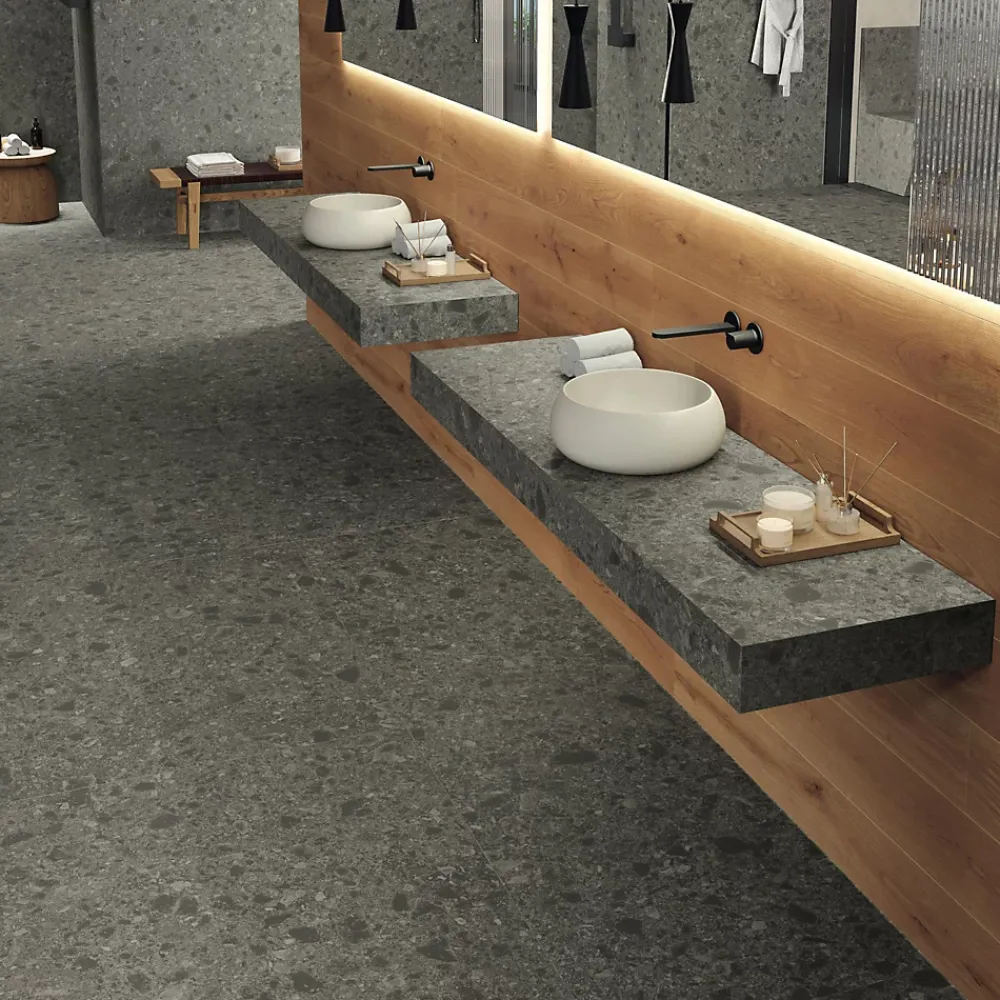 Ro'Ma Carrelage Carrelage Sol Effet Bois<Carrelage effet Parquet Bois Chêne Brun 150x18,5x0,9 cm Mat Bravino - Sol et mur intérieur (vendu par carton de 1,11 m²) - RO'MA C