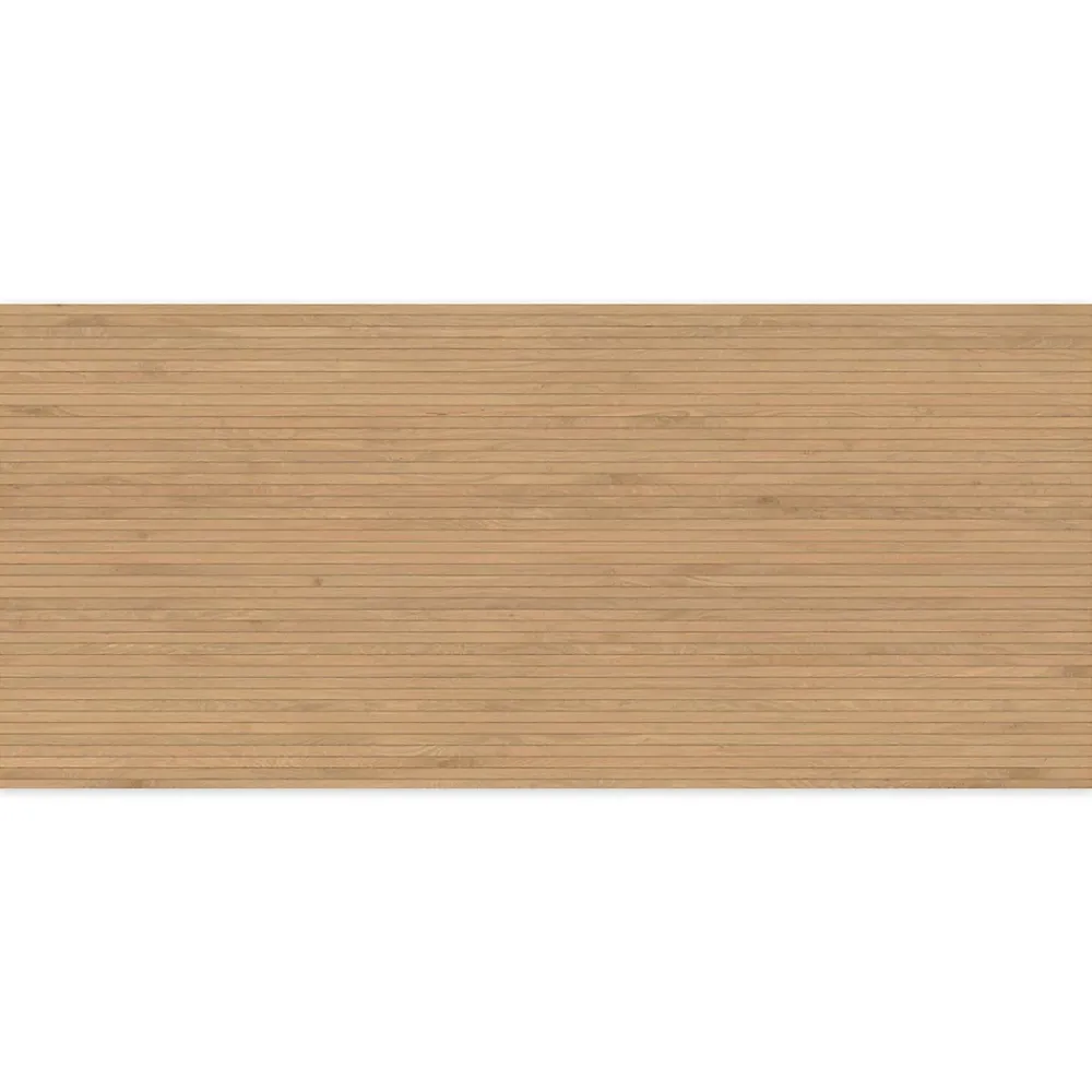 Ro'Ma Carrelage Carrelage effet Parquet Bois Chêne Rovere Linea 278x120x0,6 cm Mat Cedrano - Mur intérieur (vendu par carton de 3,336 m²) - RO'MA- Carrelage Mural Uni