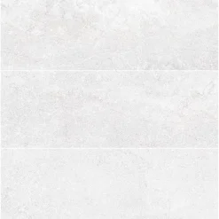 Ro'Ma Carrelage Carrelage effet Pierre Blanc Perle 100x33,3x0,86 cm Luzerio - Mur intérieur -- Carrelage Mural Effet Pierre