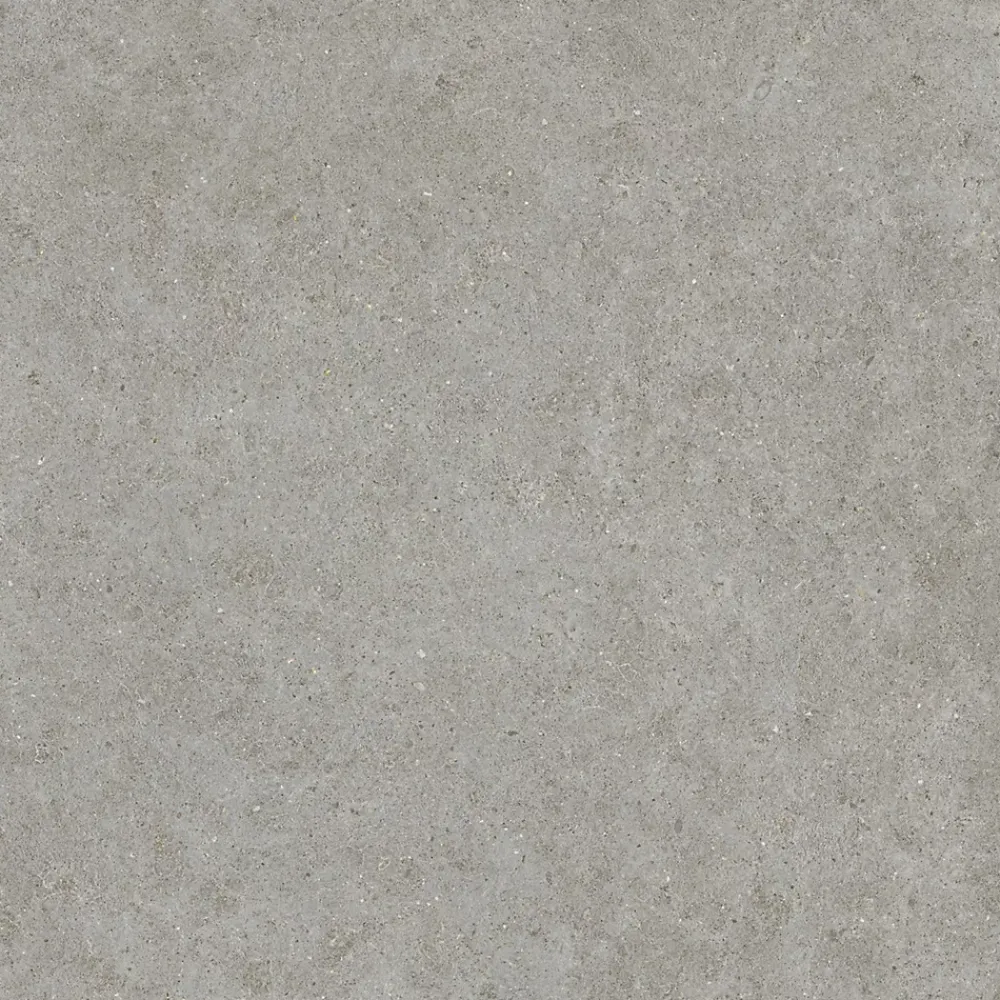 Ro'Ma Carrelage Carrelage effet Pierre Calcaire Gris Cendré 120x120x0,9 cm Mat Domella - Sol et mur intérieur (vendu par carton de 2,88 m²) - RO'M- Carrelage Sol Effet Pierre