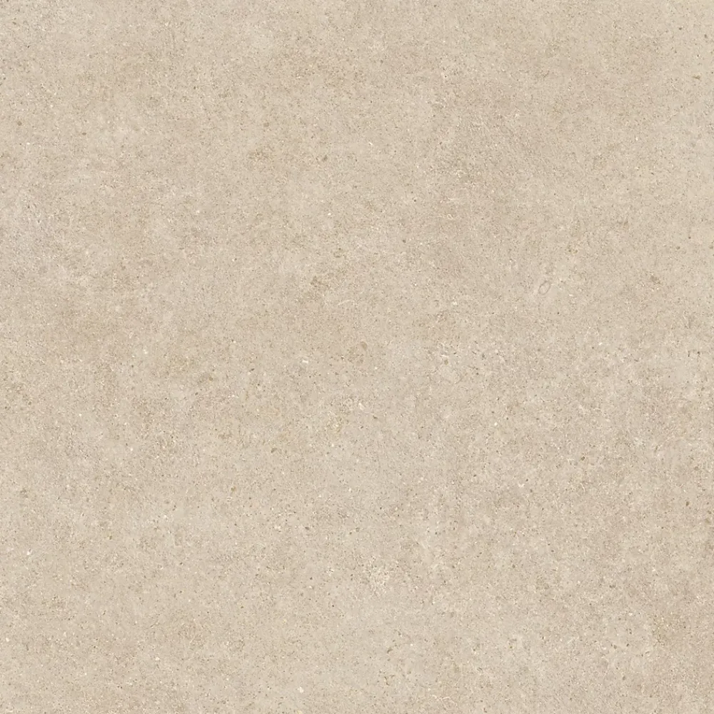 Ro'Ma Carrelage Carrelage effet Pierre Calcaire Beige Sable 120x120x0,9 cm Mat Domella - Sol et mur intérieur (vendu par carton de 2,88 m²) - RO'M- Carrelage Sol Effet Pierre