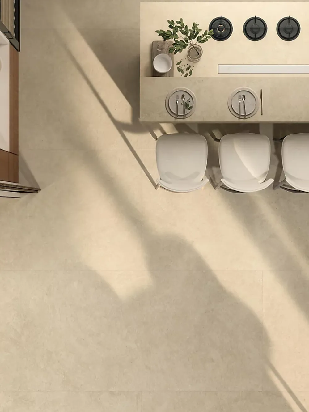 Ro'Ma Carrelage Carrelage Mural Effet Pierre<Carrelage effet Pierre Calcaire Beige Sable 240x120x0,9 cm Mat Rocalta - Mur intérieur (vendu par carton de 2,88 m²) - RO'MA CARRE