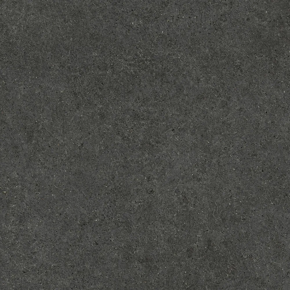 Ro'Ma Carrelage Carrelage effet Pierre Calcaire Gris Carbone 120x120x0,9 cm Mat Domella - Sol et mur intérieur (vendu par carton de 2,88 m²) - RO'- Carrelage Sol Effet Pierre