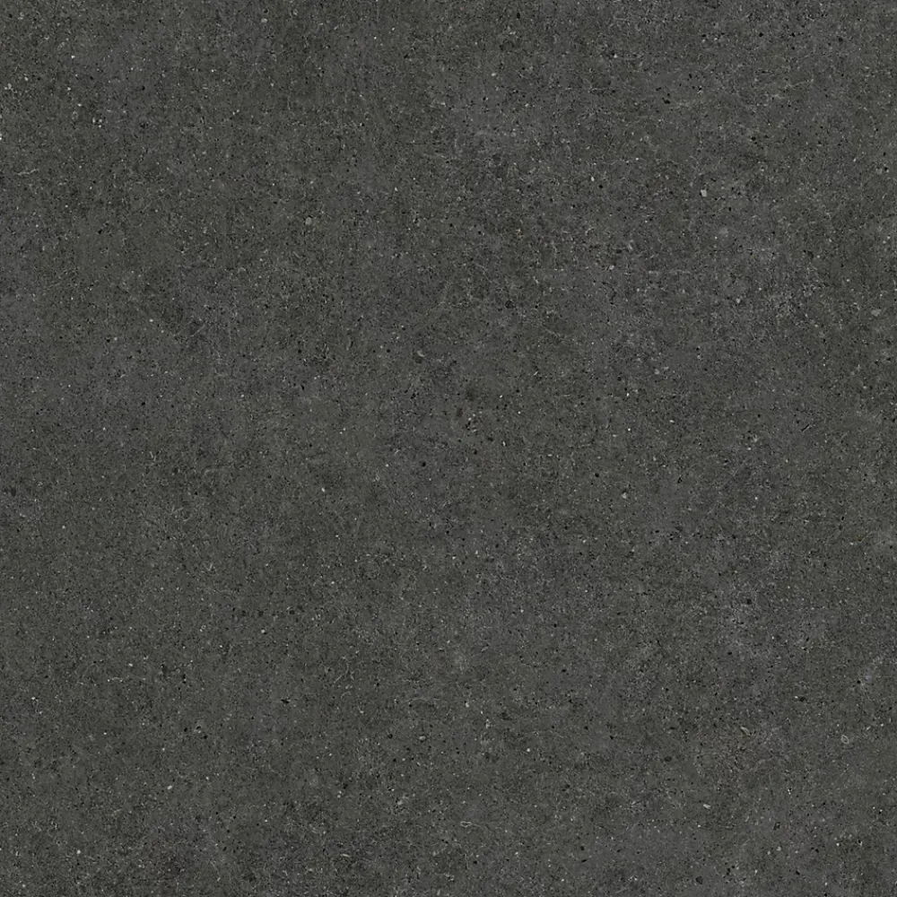 Ro'Ma Carrelage Carrelage effet Pierre Calcaire Gris Carbone 120x120x0,9 cm Mat Domella - Sol et mur intérieur (vendu par carton de 2,88 m²) - RO'- Carrelage Sol Effet Pierre