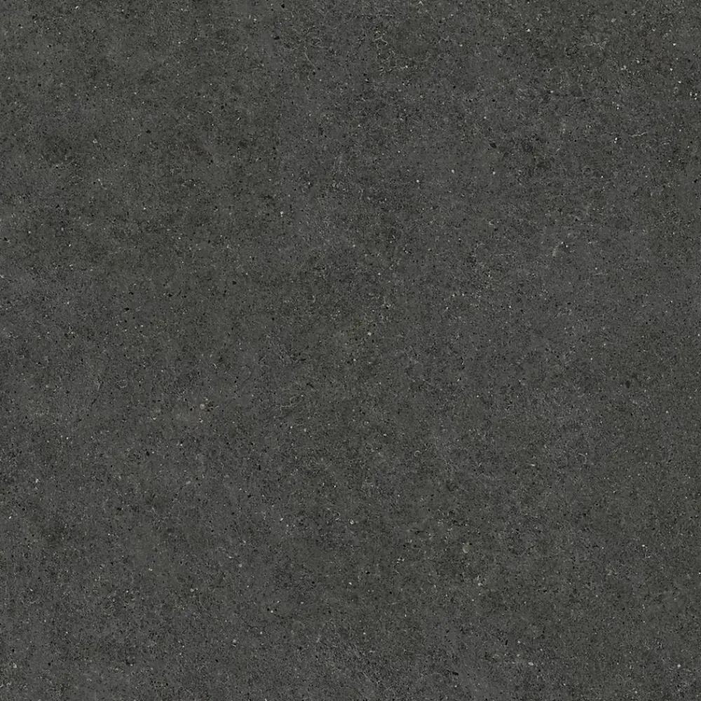 Ro'Ma Carrelage Carrelage effet Pierre Calcaire Gris Carbone 120x120x0,9 cm Mat Domella - Sol et mur intérieur (vendu par carton de 2,88 m²) - RO'- Carrelage Sol Effet Pierre