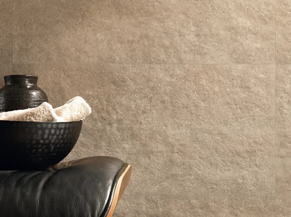 Ro'Ma Carrelage Carrelage effet Pierre Calcaire Beige Nuancé 80x40x0,85 cm Mat Falnero - Mur intérieur (vendu par carton de 1,28 m²) - RO'MA CARRE- Carrelage Mural Effet Pierre