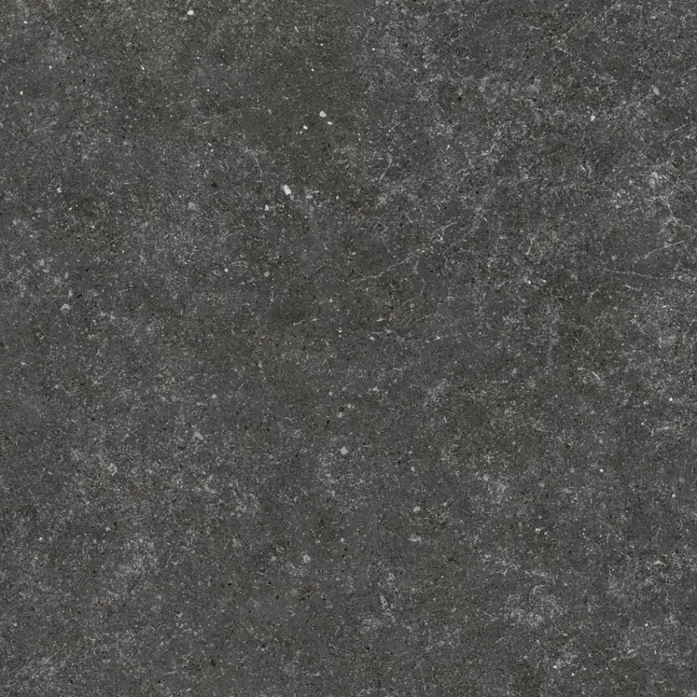 Ro'Ma Carrelage Carrelage effet Pierre Calcaire Gris Carbone 80x80x0,9 cm Mat Domella - Sol et mur intérieur (vendu par carton de 1,28 m²) - RO'MA- Carrelage Sol Effet Pierre