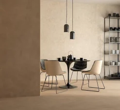 Ro'Ma Carrelage Carrelage effet Pierre Calcaire Beige Ivoire 278x120x0,6 cm Mat Domella - Mur intérieur (vendu par carton de 3,336 m²) - RO'MA CAR- Carrelage Mural Effet Pierre