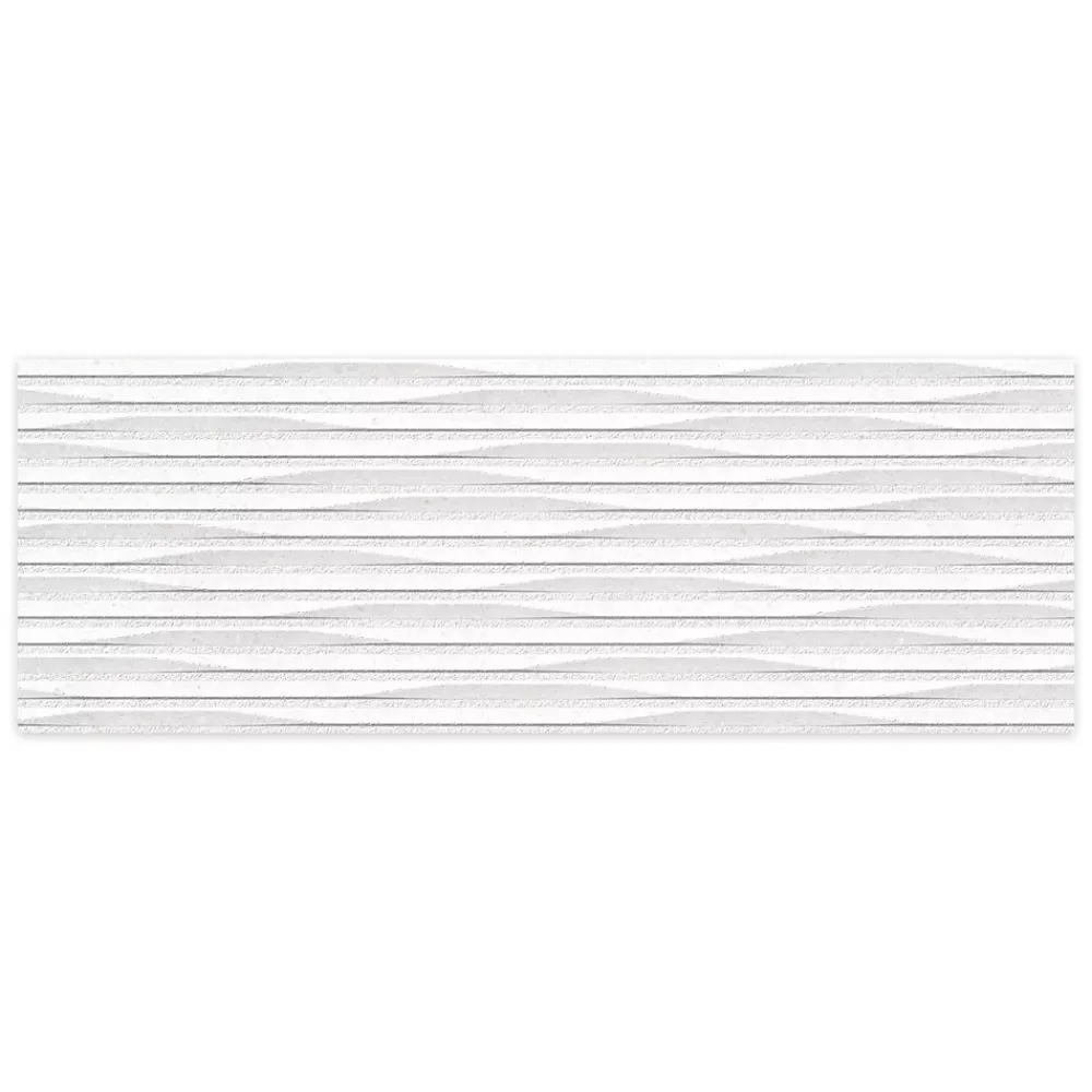 Ro'Ma Carrelage Carrelage Mural Effet Pierre<Carrelage effet Pierre 3D Blanc Glace Linea 100x33,3x0,98 cm Orvigny - Mur intérieur -