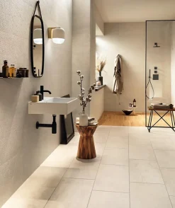 Ro'Ma Carrelage Carrelage Mural Effet Pierre<Carrelage effet Pierre 3D Calcaire Beige Clair Granula 80x40x0,85 cm Mat Falnero - Mur intérieur (vendu par carton de 1,28 m²) - R