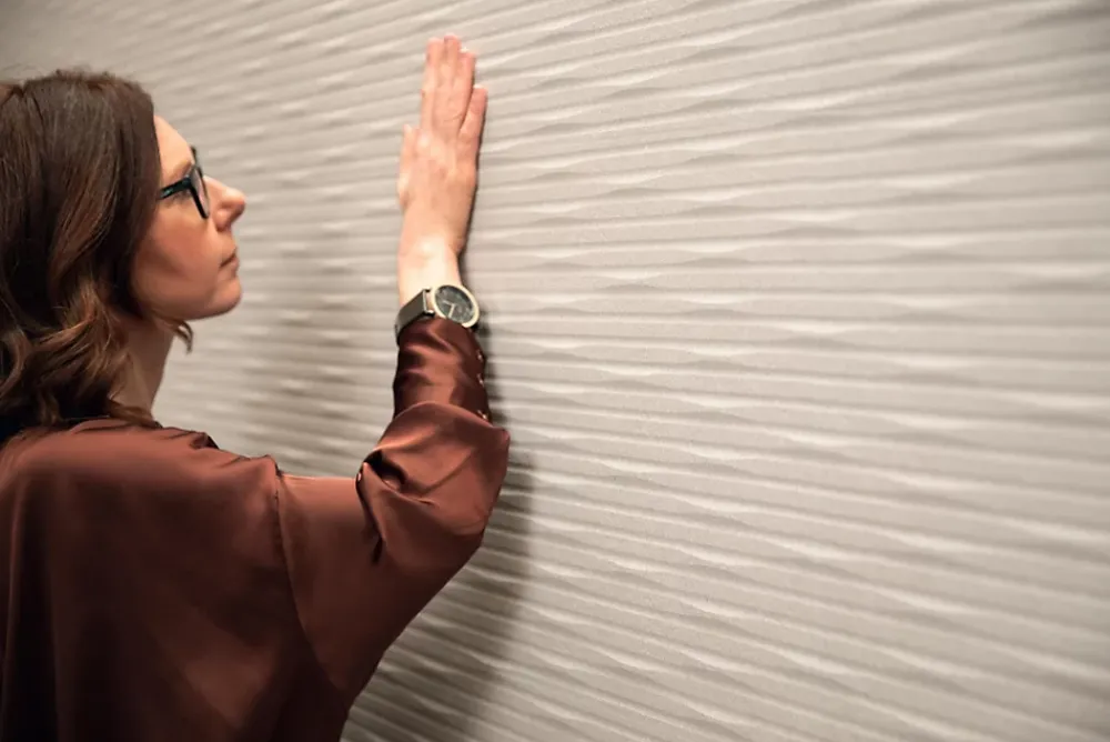 Ro'Ma Carrelage Carrelage Mural Effet Pierre<Carrelage effet Pierre 3D Gris Perle Intaglio 80x40x1 cm Mat Volenza - Mur intérieur (vendu par carton de 1,28 m²) - RO'MA CARRELA