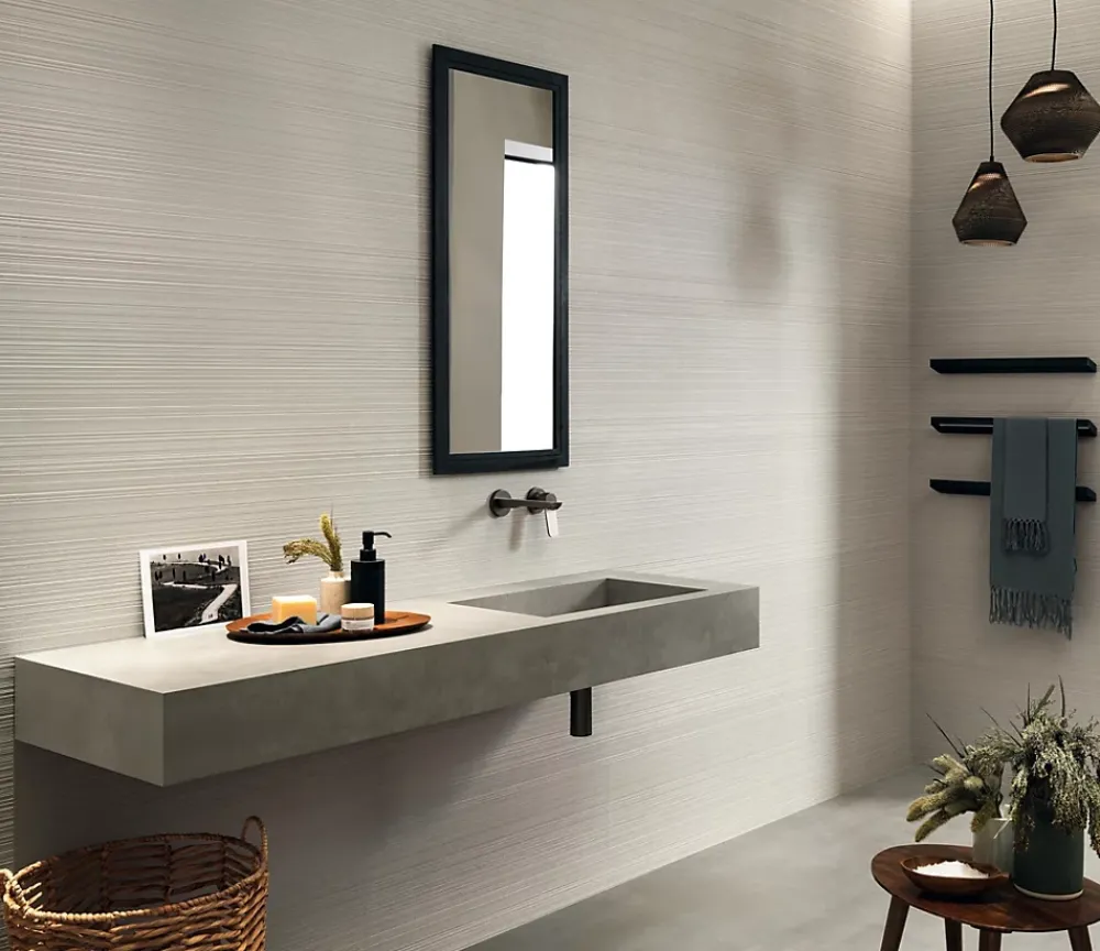 Ro'Ma Carrelage Carrelage Mural Effet Pierre<Carrelage effet Pierre 3D Gris Perle Scalpo 80x40x0,85 cm Mat Volenza - Mur intérieur (vendu par carton de 1,28 m²) - RO'MA CARREL