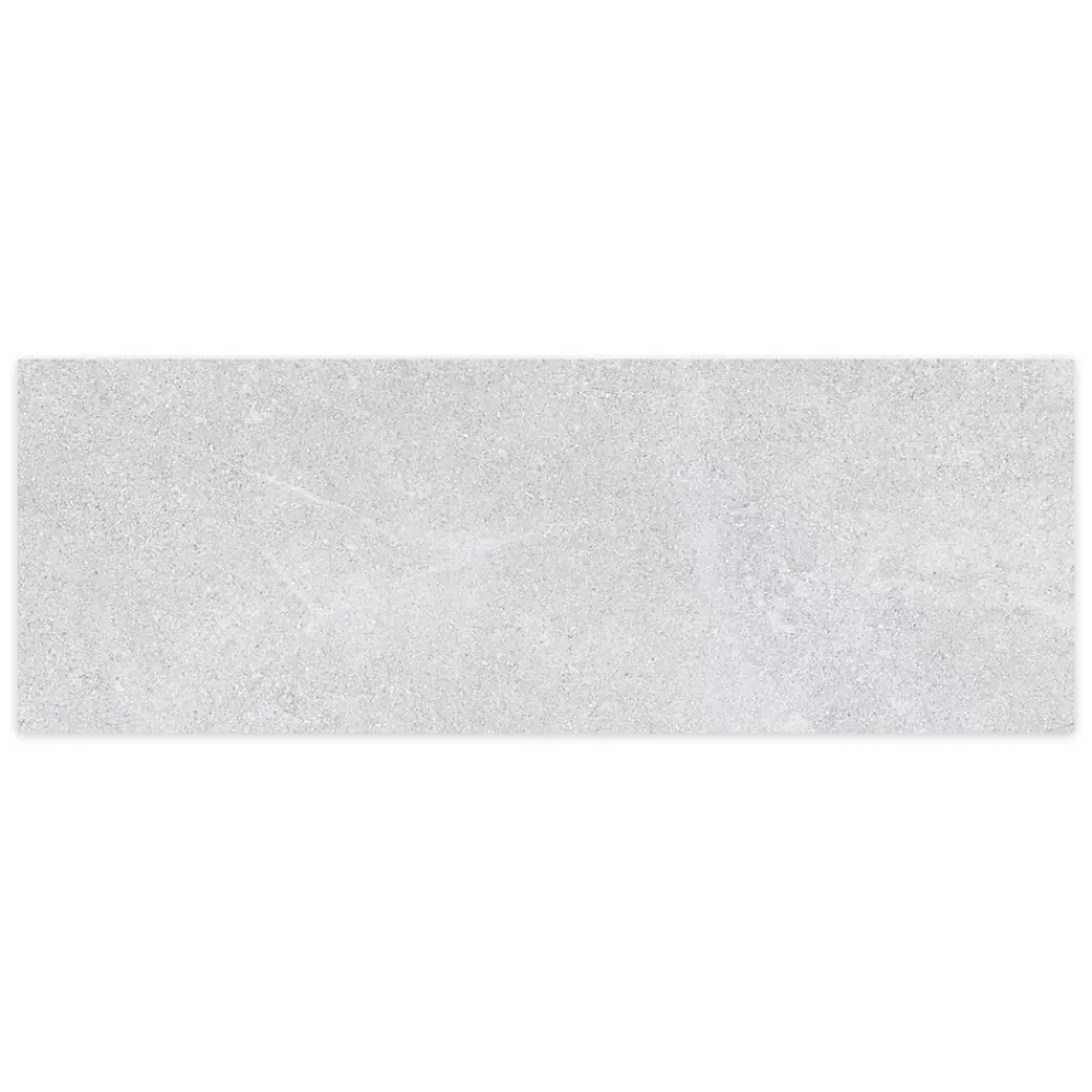 Ro'Ma Carrelage Carrelage effet Pierre Gris Silver 100x33,3x0,86 cm Luzerio - Mur intérieur -- Carrelage Mural Effet Pierre