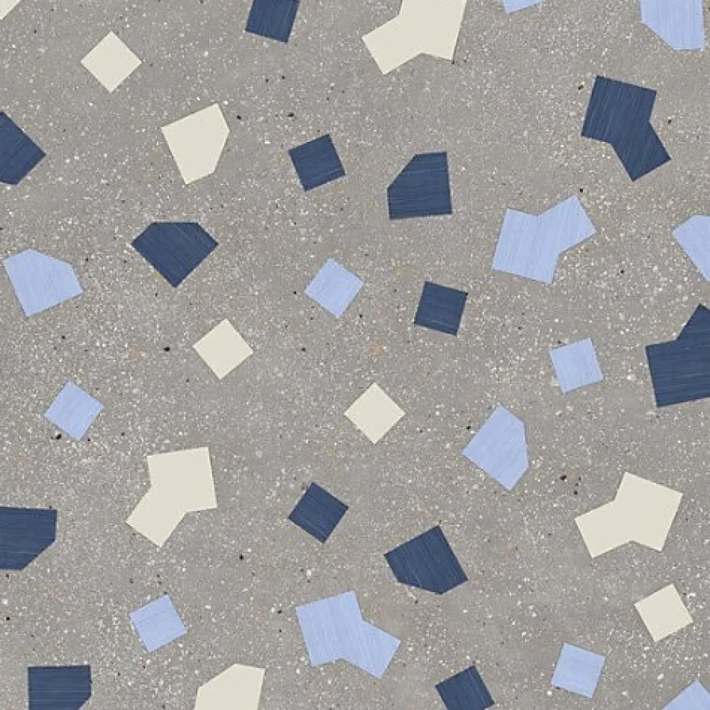 Les Carreaux De Jean Carrelage Sol Effet Terrazzo<Carrelage Effet Terrazzo RICETTA 90x90 Rectifié Cenere - Les Carreaux de Jean