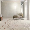 Les Carreaux De Jean  Carrelage Effet Terrazzo RICETTA 90x90 Rectifié Avorio - Les Carreaux de Jean- Carrelage Sol Effet Terrazzo