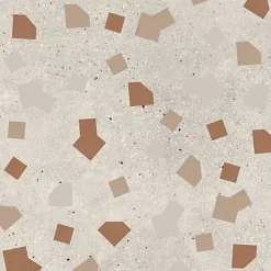 Les Carreaux De Jean  Carrelage Effet Terrazzo RICETTA 90x90 Rectifié Avorio - Les Carreaux de Jean- Carrelage Sol Effet Terrazzo