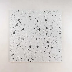 Les Carreaux De Jean  Carrelage Sol Effet Terrazzo<Carrelage Effet Terrazzo VENICE 60x60 Silver - Les Carreaux de Jean