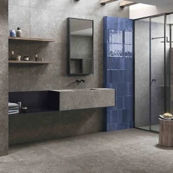 Les Carreaux De Jean  Carrelage Sol Effet Terrazzo<Carrelage Effet Terrazzo AMA 60x60 Rectifié Graphite - Les Carreaux de Jean