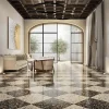 Les Carreaux De Jean  Carrelage Effet Terrazzo VENICE 60x60 Earth - Les Carreaux de Jean- Carrelage Sol Effet Terrazzo