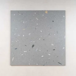 Les Carreaux De Jean  Carrelage Effet Terrazzo CROCCANTE 120x120 Arandano - Les Carreaux de Jean- Carrelage Sol Effet Terrazzo