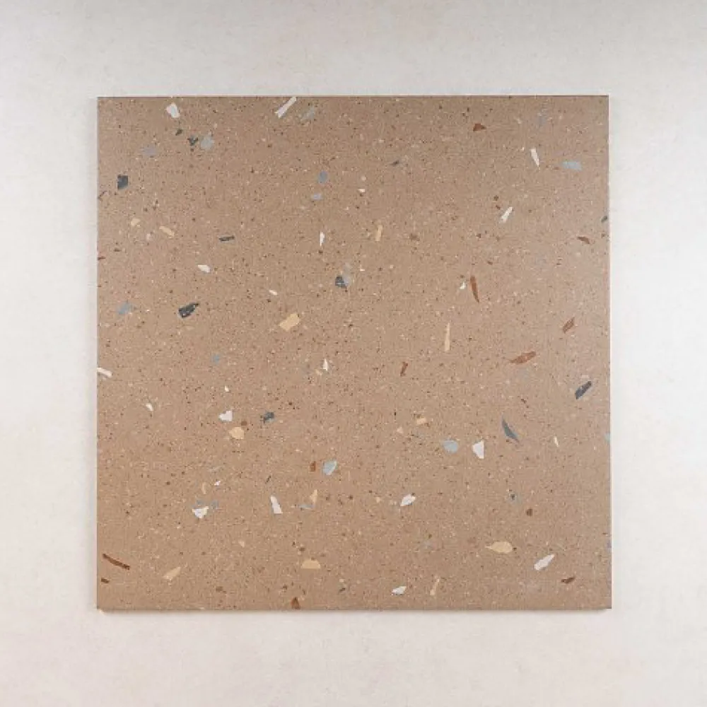 Tinker Carrelage Sol Effet Terrazzo<Carrelage Effet Terrazzo CROCCANTE 60x60 Nuez - Les Carreaux de Jean
