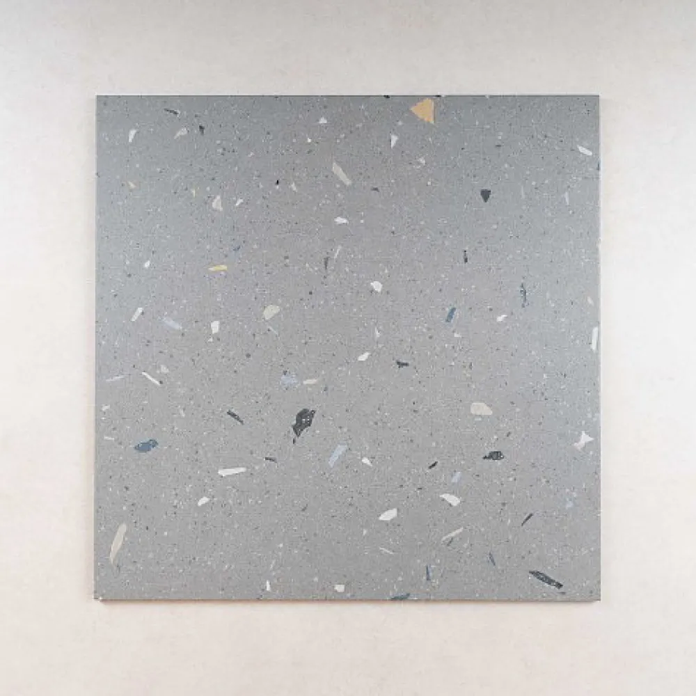 Tinker Carrelage Effet Terrazzo CROCCANTE 80x80 Arandano - Les Carreaux de Jean- Carrelage Sol Effet Terrazzo
