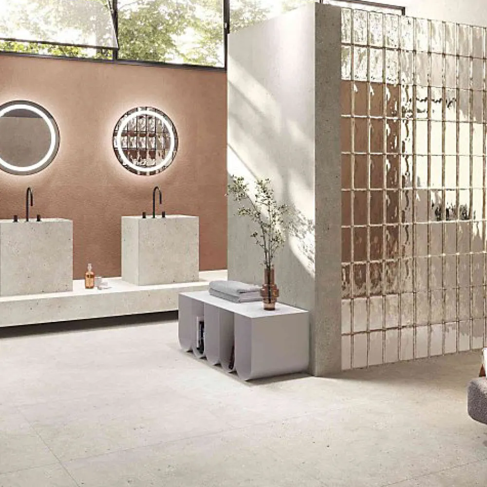 Les Carreaux De Jean Carrelage Sol Effet Terrazzo<Carrelage Effet Terrazzo AMA 60x60 Rectifié Avorio - Les Carreaux de Jean