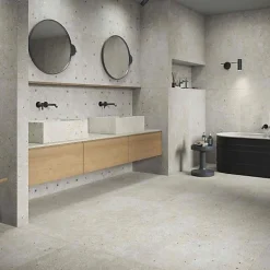 Les Carreaux De Jean Carrelage Effet Terrazzo AMA 60x60 Rectifié Grigio - Les Carreaux de Jean- Carrelage Sol Effet Terrazzo|Carrelage Sol Pour Cuisine