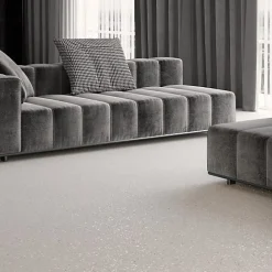 Les Carreaux De Jean  Carrelage Effet Terrazzo POLS 60x60 Grey - Les Carreaux de Jean- Carrelage Sol Effet Terrazzo