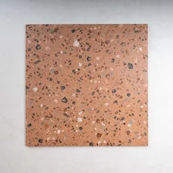 Gioia Materia Carrelage effet Terrazzo COCCIO 60x60 rectifié Gobi - Les Carreaux de Jean- Carrelage Sol Pour Cuisine|Carrelage Sol Effet Terrazzo