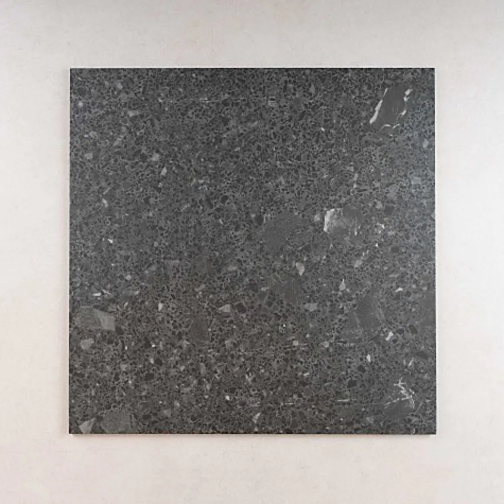 Tinker Carrelage Sol Effet Terrazzo<Carrelage Effet Terrazzo STRACCIATELLA 80x80 rectifié Miscela Grafito - Les Carreaux de Jean