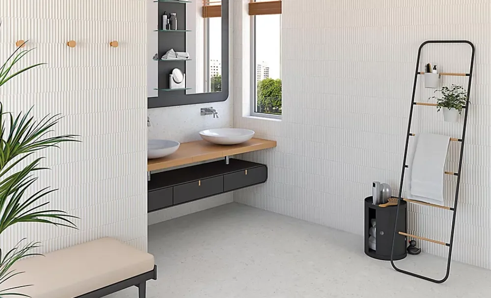 Tinker Carrelage Sol Effet Terrazzo<Carrelage Effet Terrazzo STRACCIATELLA 80x80 rectifié Miscela Grafito - Les Carreaux de Jean