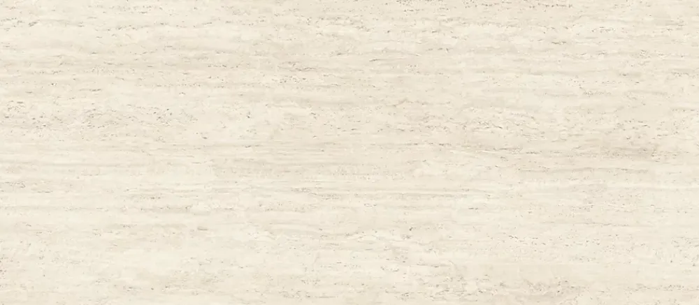 Ro'Ma Carrelage Carrelage effet Travertin Blanc Vein Cut 278x120x0,6 cm Mat Neravio - Mur intérieur (vendu par carton de 3,336 m²) - RO'MA CARRELA- Travertin